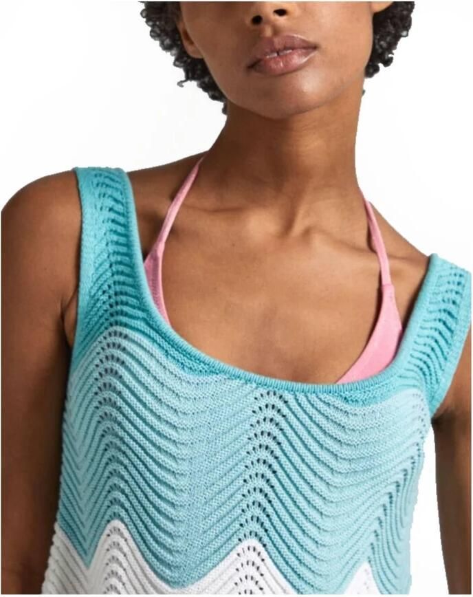 Pepe Jeans Gebreide top GALEA met schulpzoom - Foto 2