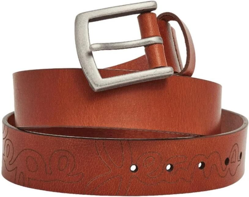 Pepe Jeans Stijlvolle riem van echt leer Brown Heren