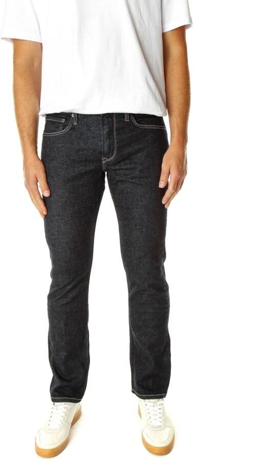 Pepe Jeans Straight Fit Jeans met middelhoge taille Black Heren