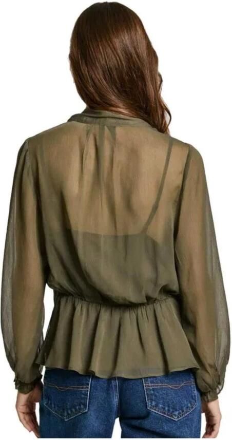 Pepe Jeans Stralende Blouse Elegant en veelzijdig Green Dames - Foto 2