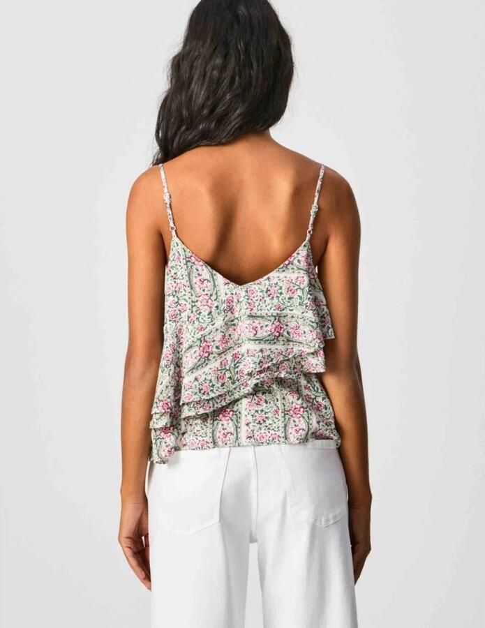 Pepe Jeans Top Jenny Grijs Dames