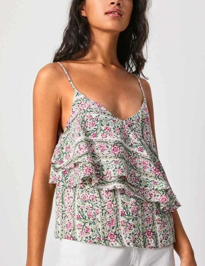 Pepe Jeans Top Jenny Grijs Dames - Foto 2