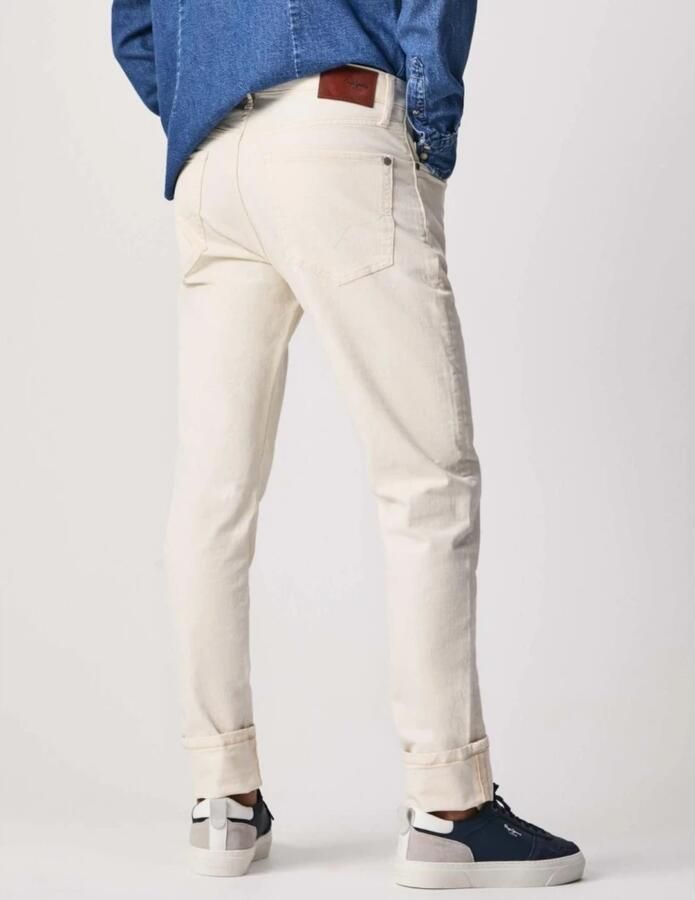 Pepe Jeans Vaqueros Crane Slim White Heren