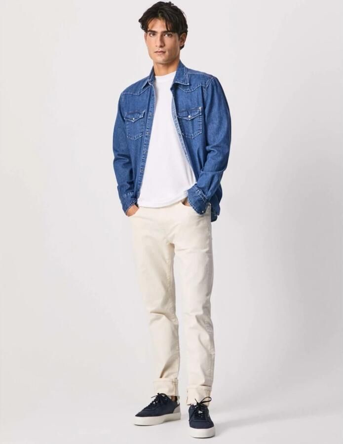 Pepe Jeans Vaqueros Crane Slim White Heren - Foto 2