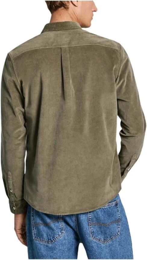 Pepe Jeans Veelzijdig Casual Overhemd met Modern Ontwerp Green Heren