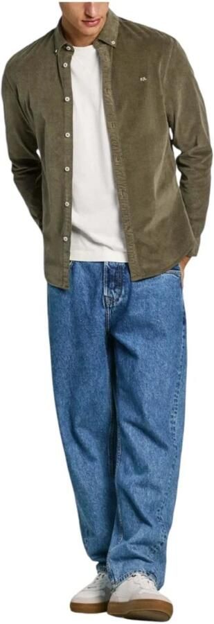 Pepe Jeans Veelzijdig Casual Overhemd met Modern Ontwerp Green Heren - Foto 2