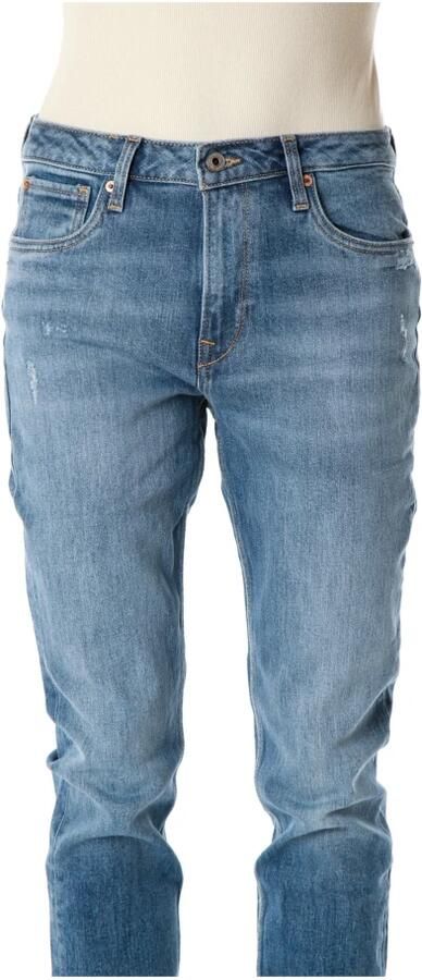 Pepe Jeans Violet Tapered High Waist Jeans Blue Dames