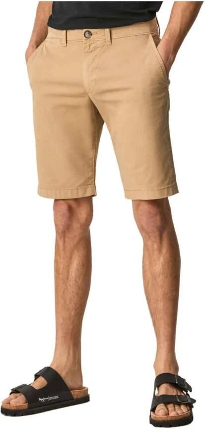 Pepe Jeans Zomer Bermuda Shorts met Chinese stijl Beige Heren - Foto 3