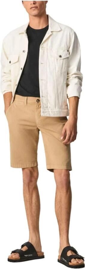 Pepe Jeans Zomer Bermuda Shorts met Chinese stijl Beige Heren - Foto 2