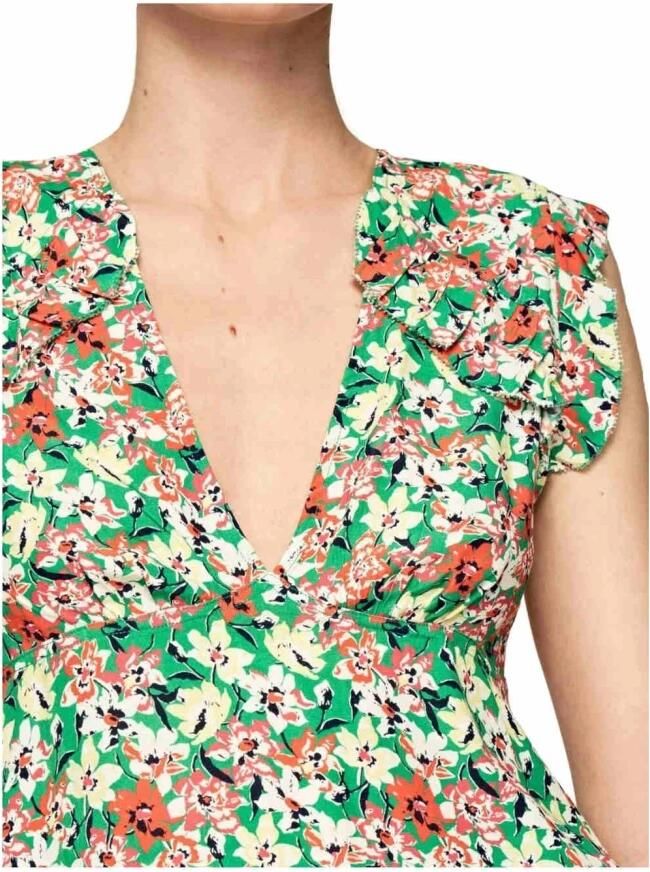 Pepe Jeans Zomerjurken Groen Dames