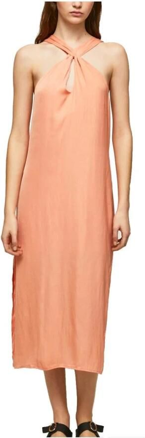 Pepe Jeans Koraal Mouwloze Jurk voor Vrouwen Orange Dames - Foto 4