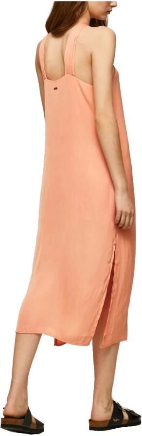 Pepe Jeans Koraal Mouwloze Jurk voor Vrouwen Orange Dames - Foto 2