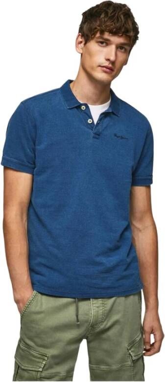 Pepe Jeans Polo Shirt Blauw Heren