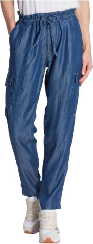 Pepe Jeans Rechte broek Blauw Dames