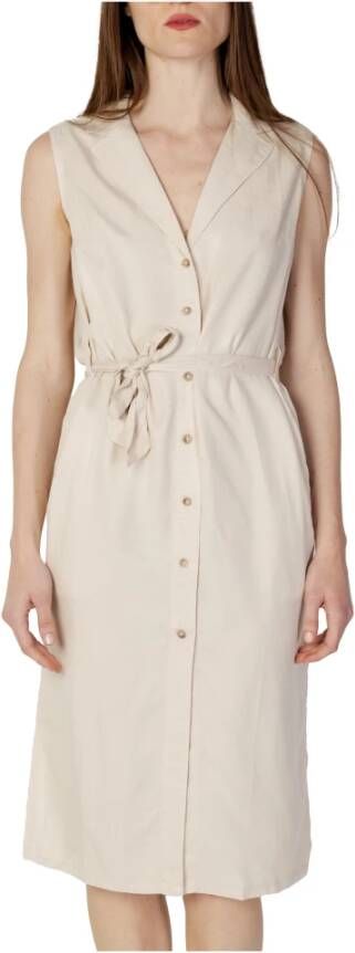 Pepe Jeans Shirt Dresses Beige Dames