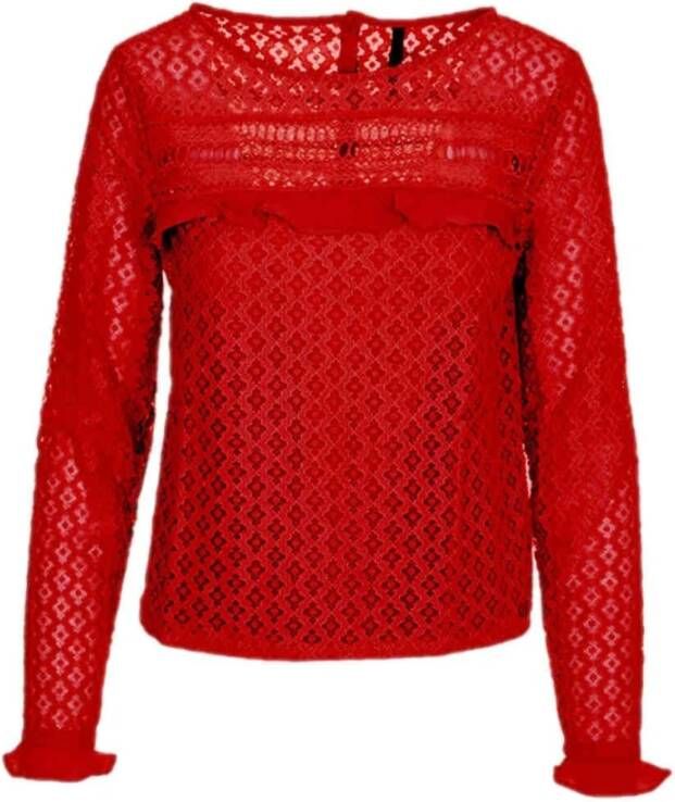 Pepe Jeans Shirt Rood Dames