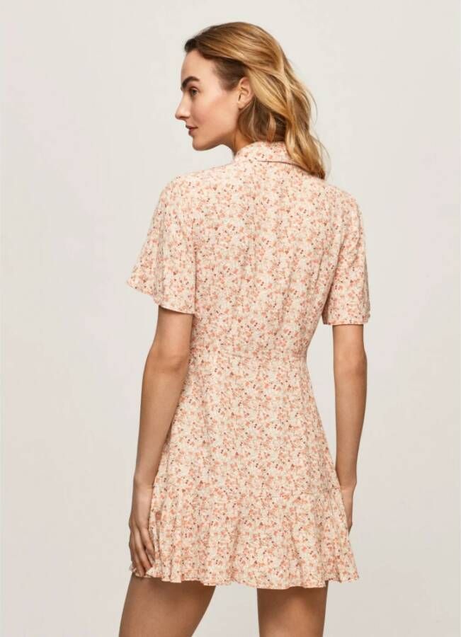 Pepe Jeans Short Dresses Beige Dames