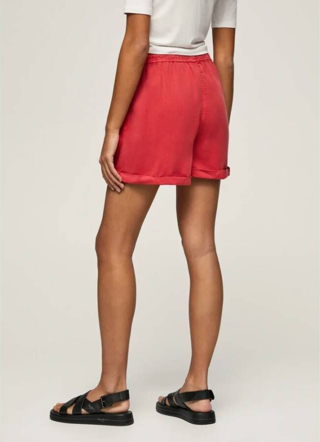Pepe Jeans Short Shorts Rood Dames