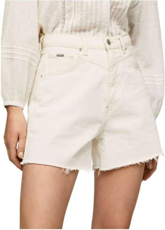 Pepe Jeans Short Shorts White Dames