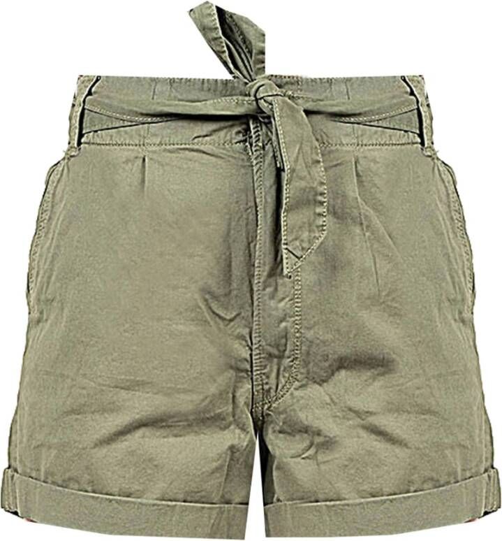 Pepe Jeans Shorts Groen Dames