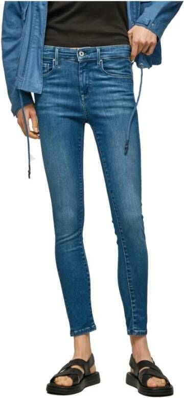 Pepe Jeans Skinny jeans Blauw Dames