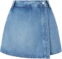 Pepe Jeans Blauwe Effen Knoopsluiting Shorts Blue Dames - Thumbnail 1