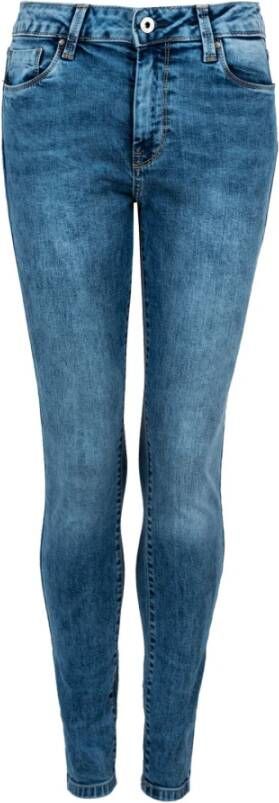 Pepe Jeans Slim-fit jeans Blauw Dames