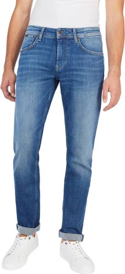 Pepe Jeans Slim-fit Jeans Blauw Heren
