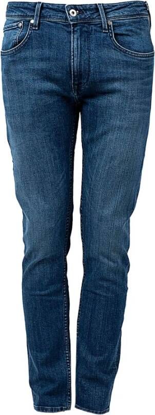 Pepe Jeans Moderne Slim-fit Spiral Jeans Blue Heren