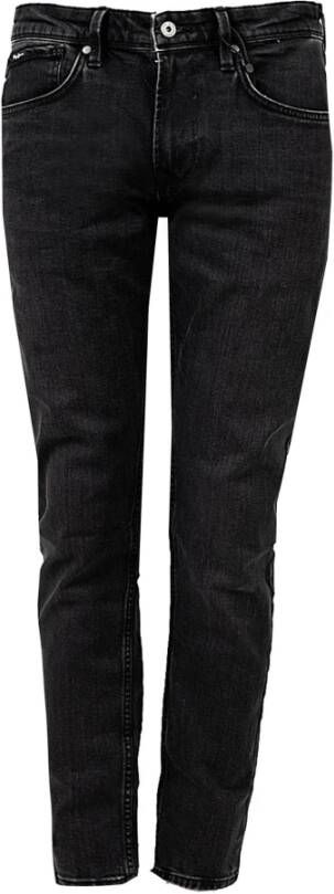 Pepe Jeans Faded Skinny Fit Jeans Black Heren