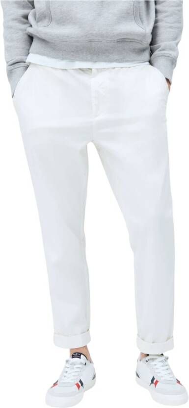 Pepe Jeans Slim-fit Trousers Wit Heren