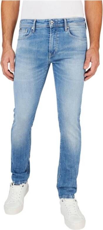 Pepe Jeans Stanley Jeans Stijlvol en Trendy Blauw Heren