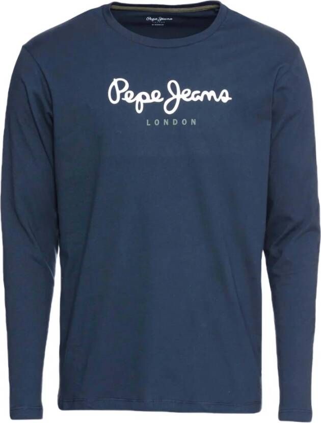 Pepe Jeans Longsleeve T-shirt Pm508209 Blauw Heren