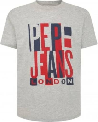 Pepe Jeans T -hirt binnenkort grote letters Grijs Heren