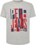 Pepe Jeans T -hirt binnenkort grote letters Grijs Heren - Thumbnail 1
