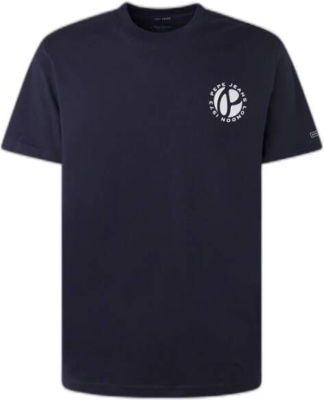 Pepe Jeans T-shirt Alejo Blauw Heren
