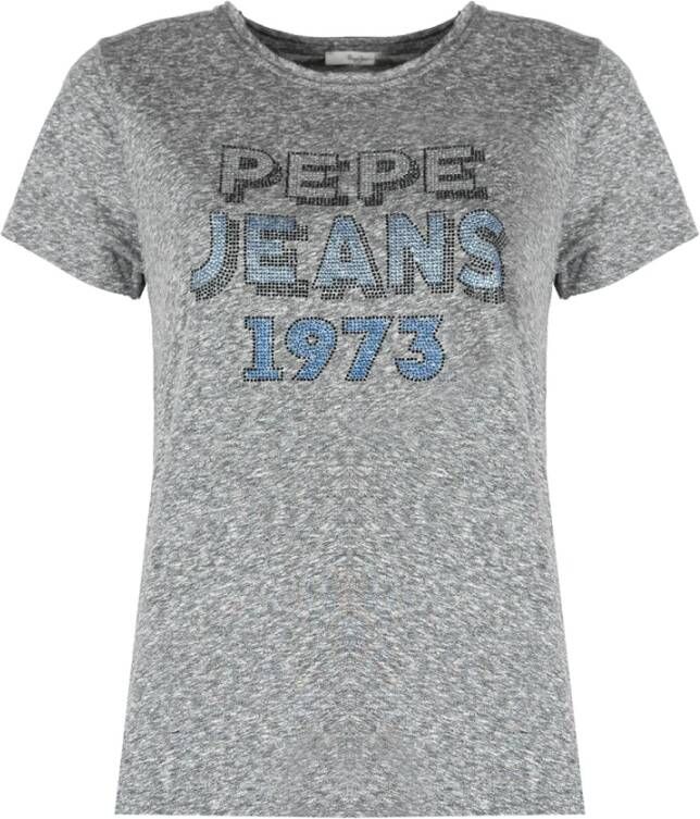 Pepe Jeans T-shirt Bibiana Grijs Dames