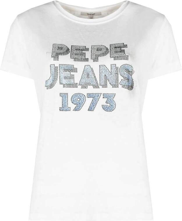 Pepe Jeans T-shirt Bibiana White Dames