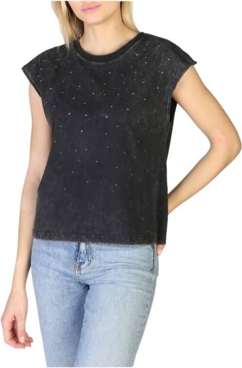 Pepe Jeans T-shirt met sierkralen model 'Clarisse'