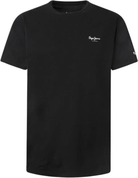 Pepe Jeans T-shirt Original Basic 3 N Zwart Heren