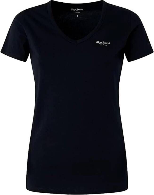 Pepe Jeans T-shirt vrouw corine t-shirt Zwart Dames