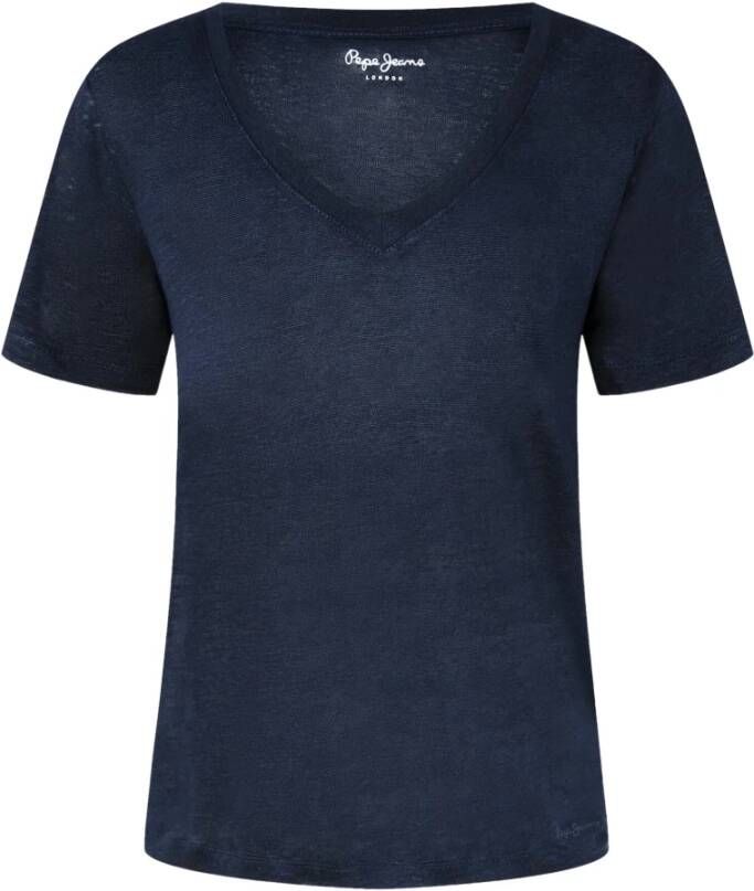 Pepe Jeans T-Shirts Blauw Dames