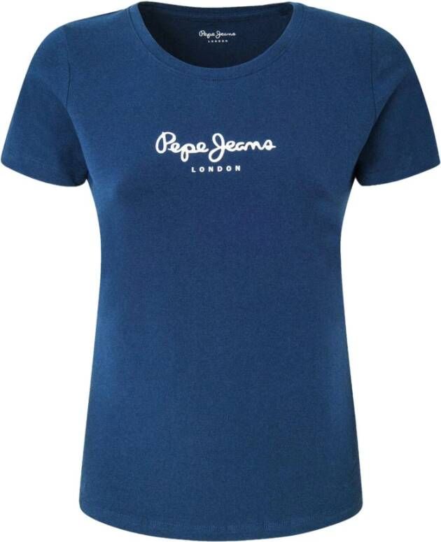 Pepe Jeans T-Shirts Blauw Dames