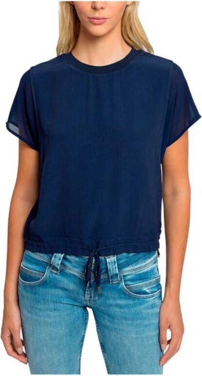 Pepe Jeans T-shirts Blauw Dames
