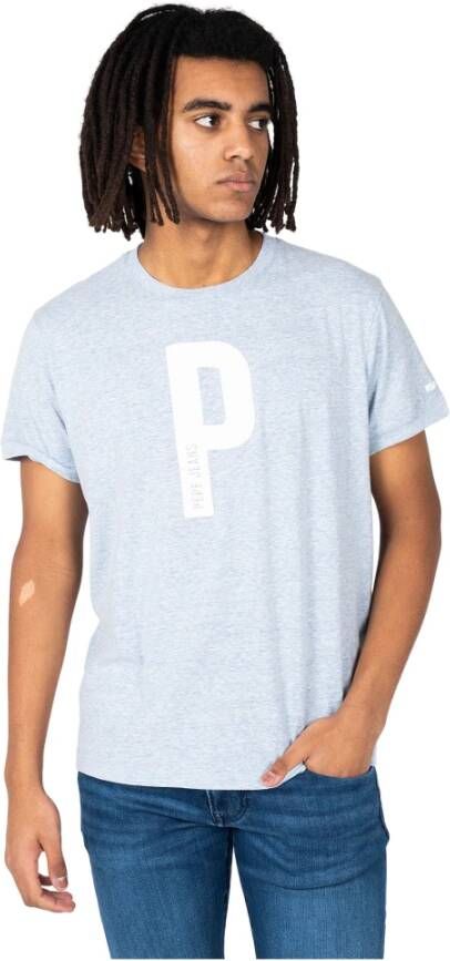 Pepe Jeans T-shirts Blauw Heren