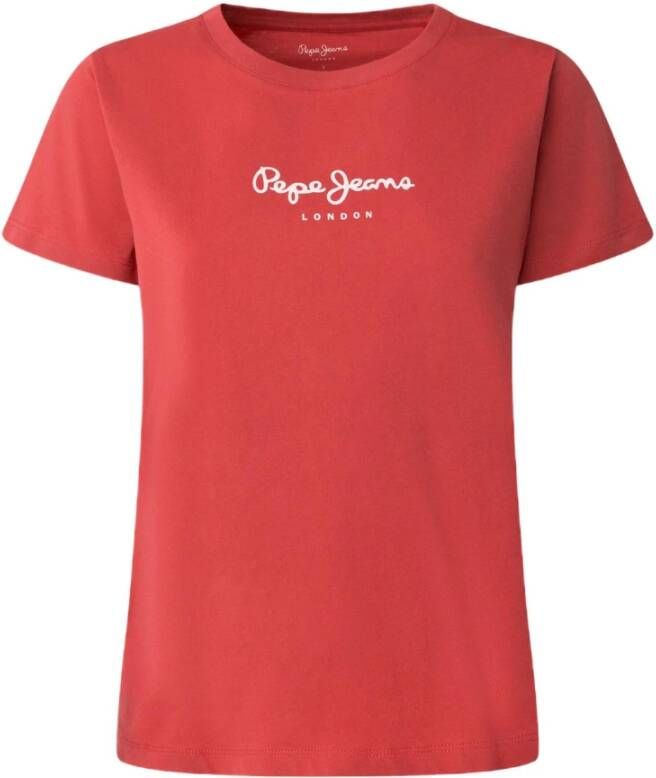 Pepe Jeans T-Shirts Rood Dames