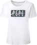 Pepe Jeans T-shirt met labelprint model 'MERY' - Thumbnail 2