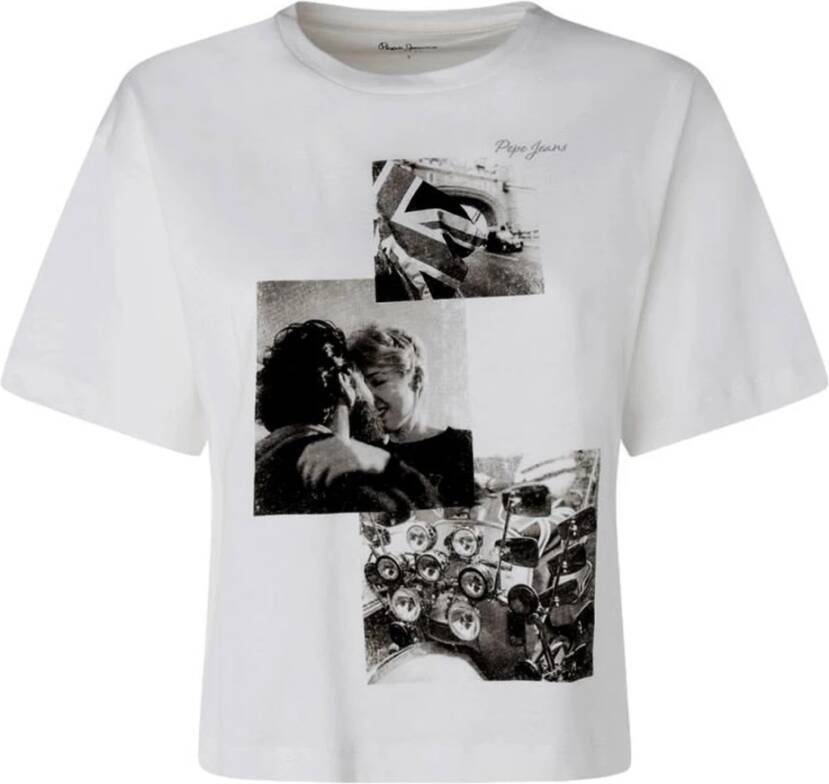 Pepe Jeans Tayla T-shirt Wit Dames