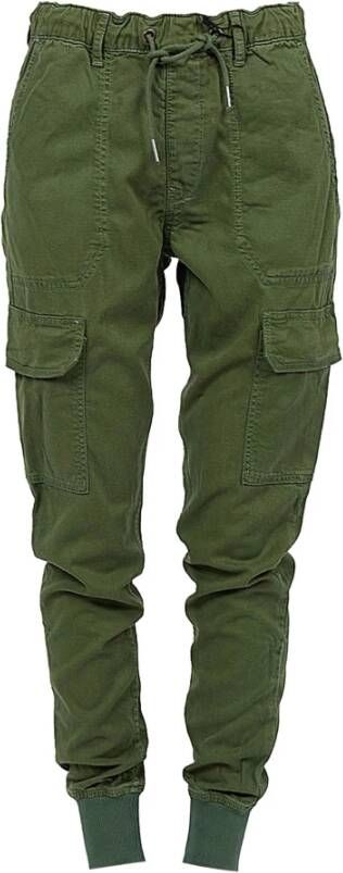 Pepe Jeans Trousers Groen Dames