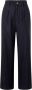 Pepe Jeans Leather Trousers Blauw Dames - Thumbnail 3